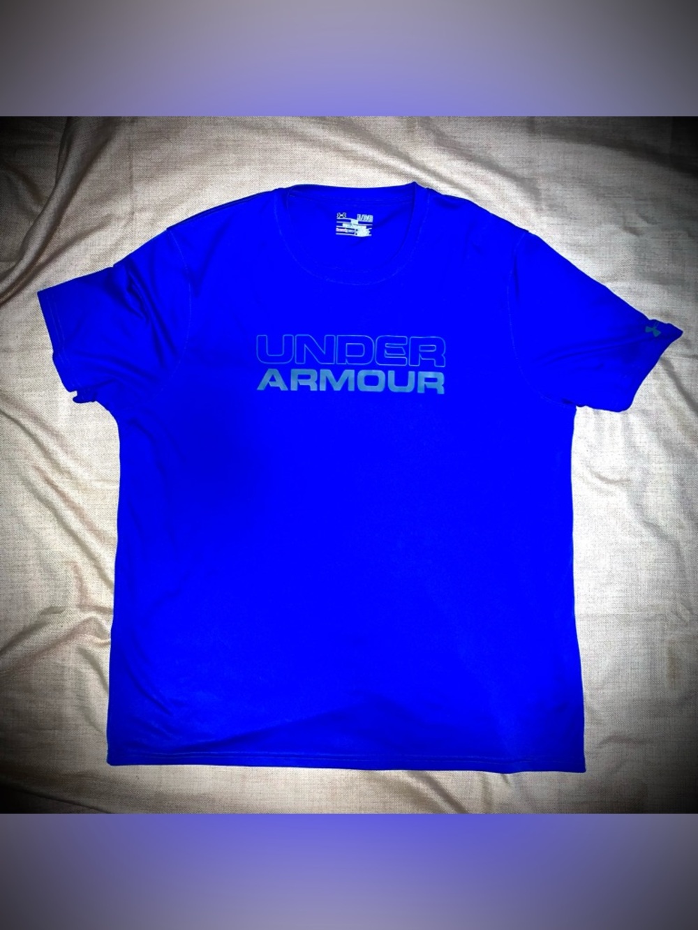 Men’s Under Armour HeatGear Loose Fit T-Shirt – Royal Blue XL